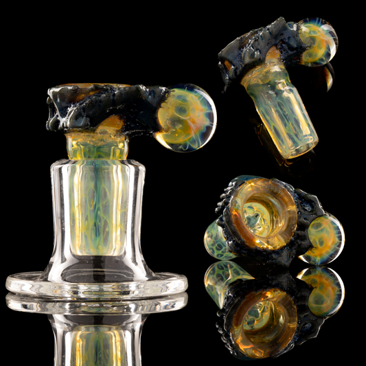 Tombstoned Glass - 18mm 4 Hole Tol Tech Fully Worked Slide