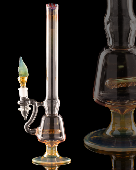 Oleg - Fumed Goblet Foot Inline Tube - 2
