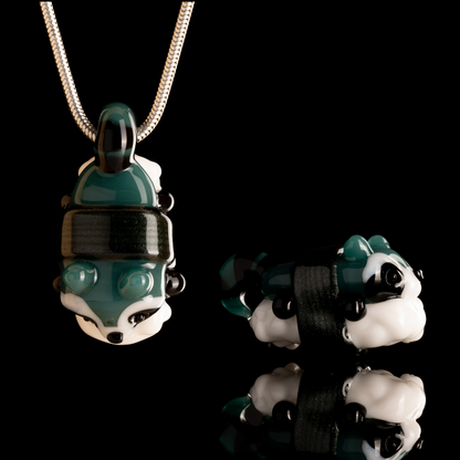 Tony Kazy x Dojo - Sushi Animal Pendant - Raccoon