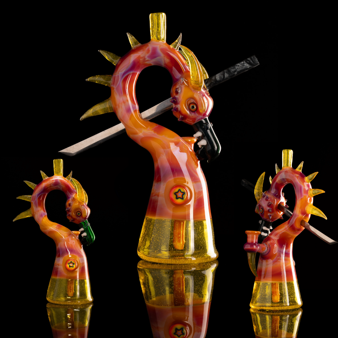 Tony Kazy x Burtoni - Flamingo Dragon Rig