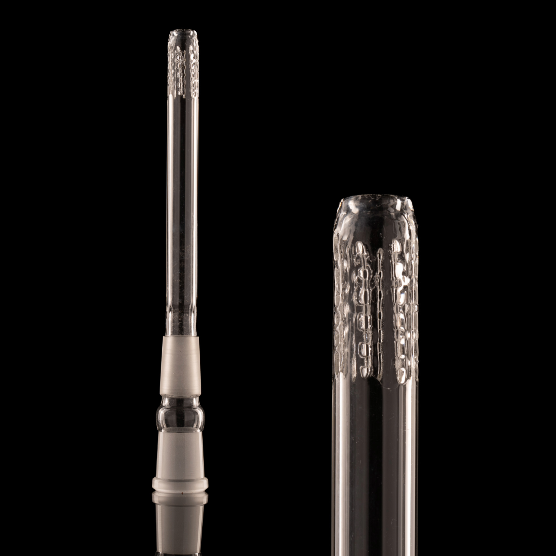 Asu Glass - 18-18 Gridded Downstem - 6.5"