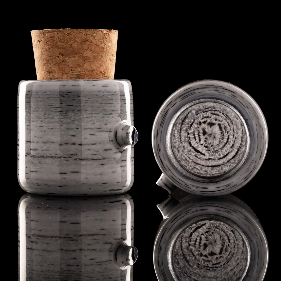 Engelmann Glass - Birch Jar W/ Cork Plug