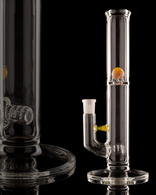 Green Belt Glass - MSG 44mm Tube - Yellow Elvis