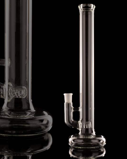 Green Belt Glass - Clear Hollow Foot 44mm Stemline - 1