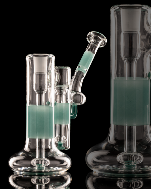 Green Belt Glass - FA 18mm Dewar Dub Bubbler