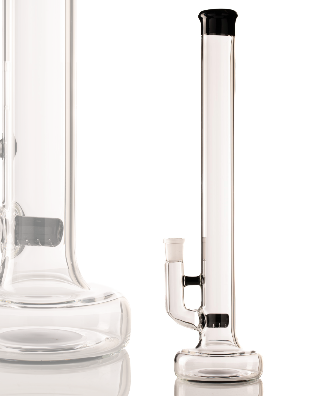 Green Belt Glass - FA 44mm Hollow Foot Stemline - Galaxy