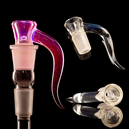 Asu Glass - Full Work 18mm 3 Hole - Light Brite (UV)