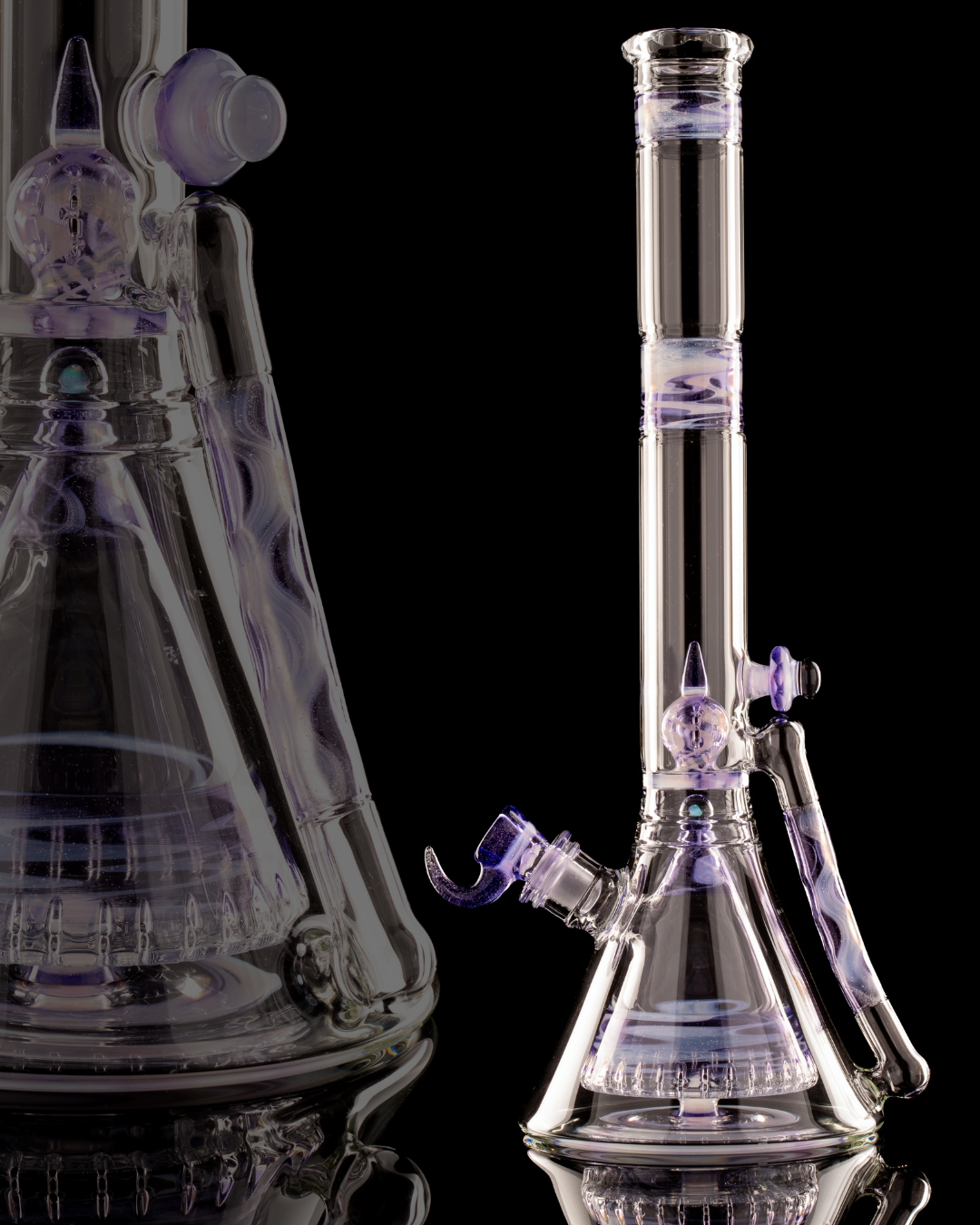Blazed Glass - Worked Collins W/ Drain - 2