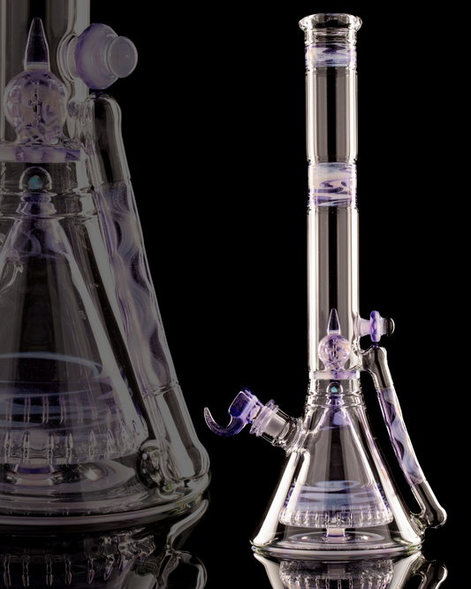 Blazed Glass - Worked Collins W/ Drain - 2
