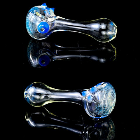 Woodtick Glass - Horned Dry Spoon Pipe - 9
