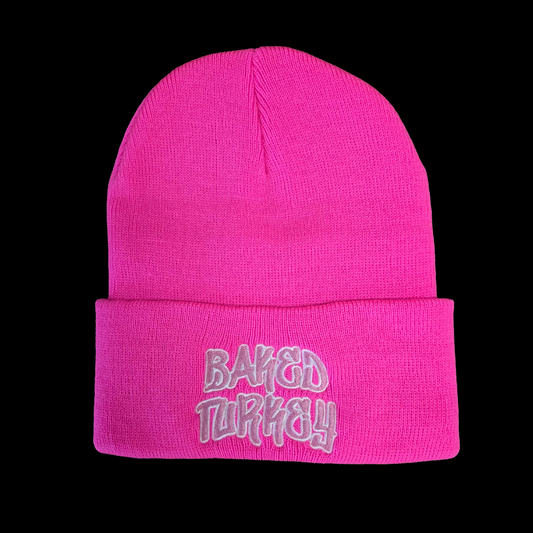 Baked Goods - Beanie - Pink W/ Hand Style Logo