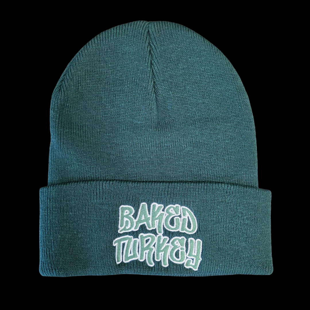 Baked Goods - Beanie - Green W/ Hand Style Logo