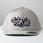 Fire Chief - Grey Handstyle Snapback Hat