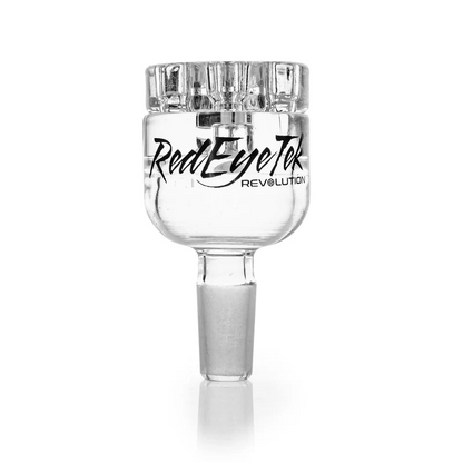 Red Eye Tek - 19" 7mm Thick Revolution Dual Chamber Bell Base Water Pipe