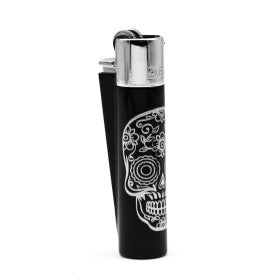 Clipper - Sugar Skull Metal Lighter