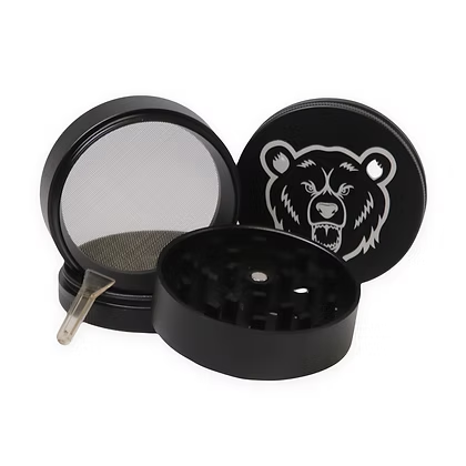 Bear Quartz - 60mm 4-Piece Aluminum Grinder