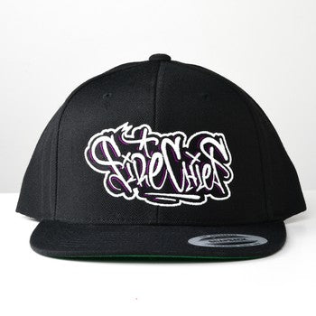 Fire Chief - Black Handstyle Snapback Hat