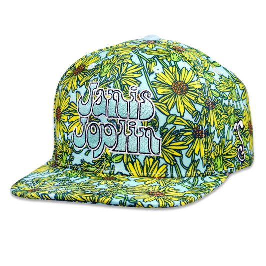 Grassroots - Janis Joplin Yellow Daisies Snapback Hat