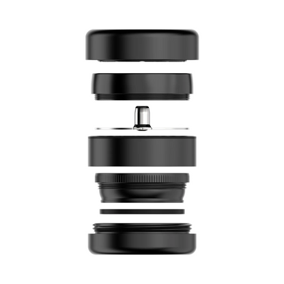 Flower Mill - Next-Gen Premium 2.5" Aluminum Series - Black