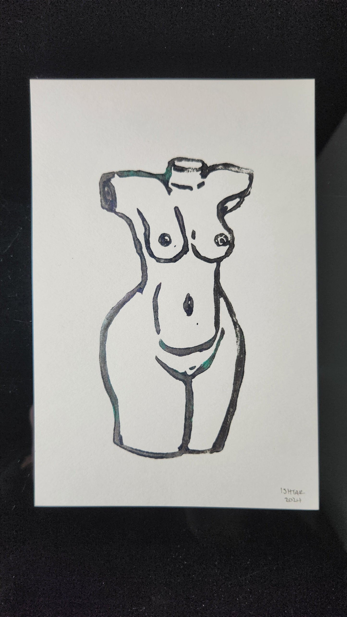 Ishtar Glass - Block Print