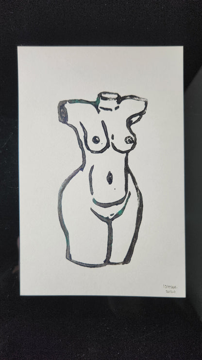 Ishtar Glass - Block Print