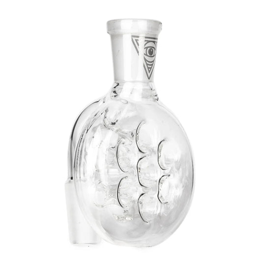 Red Eye Glass - 14mm 90 Degree Swiss Dry Catcher