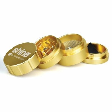 Shine - Broyeur 4 pièces en or 24 carats