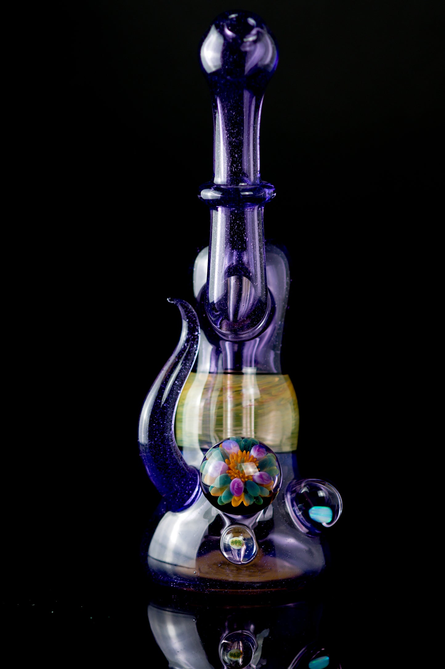 Hippo Glass - Bubbler Loli Sherlock Violet 10mm