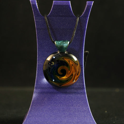 Heady Pendant Solid Flow Glass - 2