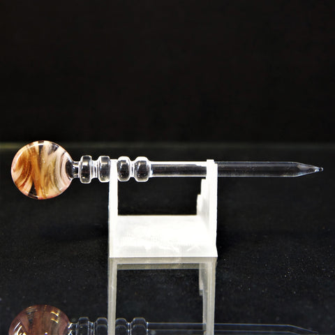 Colour Accented Dabber/Poker Clarks Glass Works - 6