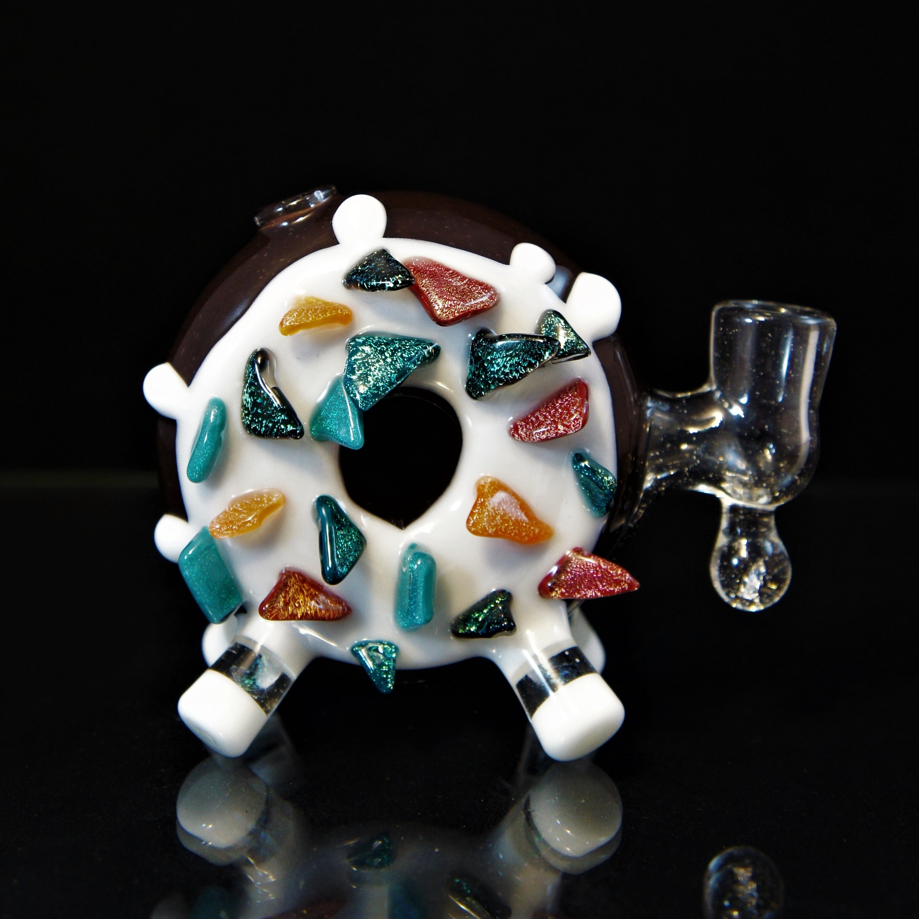 Heady Rigs Jambear - Dichro Donut Rig | Baked Turkey Heady Glass | Heady Rigs