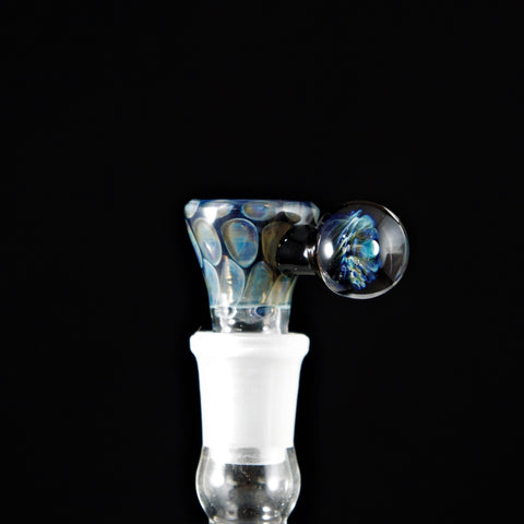 Tuur Glass - 18mm 4 Hole Bowl W/ Opal - 3