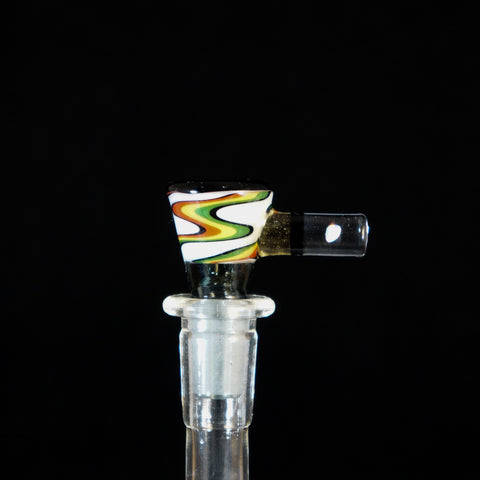 Eckardt Glass - 14mm Wigwag Slide W/ Opal - 4