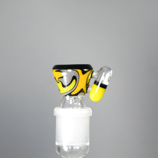 Eckardt Glass - 18mm Chill Pill 5 Hole Slide - 2
