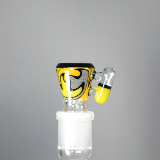 Eckardt Glass - 18mm Chill Pill 5 Hole Slide - 3