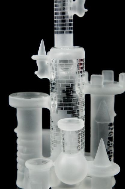 Jebb Glass - Mini château transparent à motifs