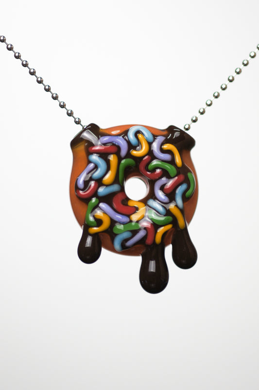 Jambear Glass - Hollow Donut Pendant - 1