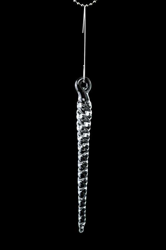 Shine Pipes - Clear Icicle Ornament