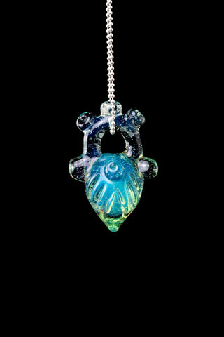 Glasea - Anatomical Heart Necklace W/ Silver Chain - 1