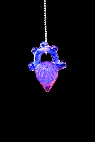 Glasea - Anatomical Heart Necklace W/ Silver Chain - 2