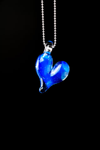 Glasea - Heart Necklace W/ Silver Chain - 4