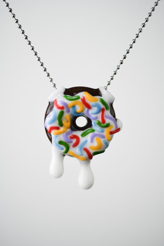 Jambear Glass - Hollow Donut Pendant - 2
