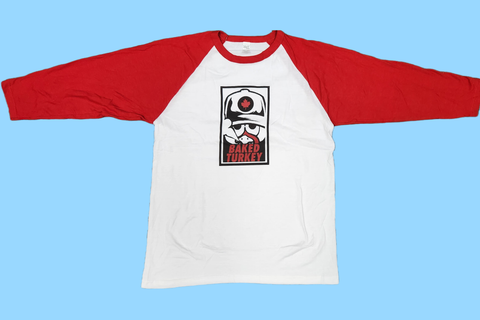 Red Baked Turkey 3/4 T-Shirt