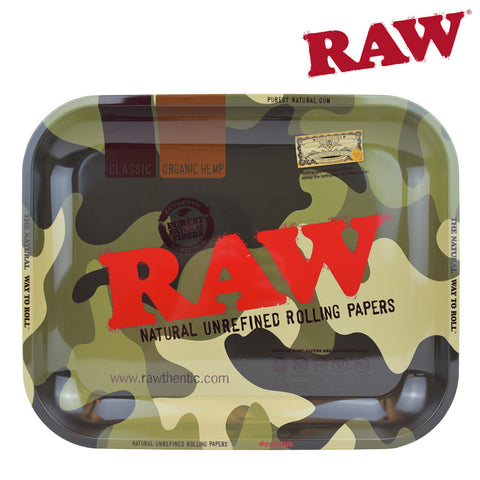 RAW CAMO ROLLING TRAY - LARGE