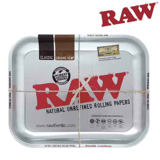 Raw - Steel Rolling Tray - LRG