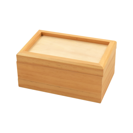 Boîte de tamis magnétique en bois