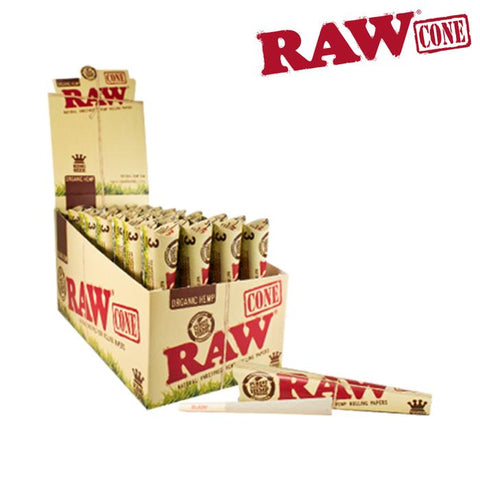 Raw - Organic Cones King Size (Pack of 3)