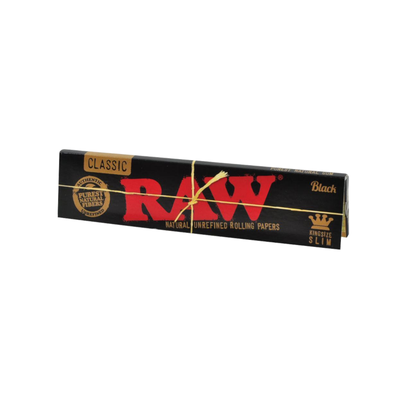 Raw - Black 1 1/4 Papers - 50/pk