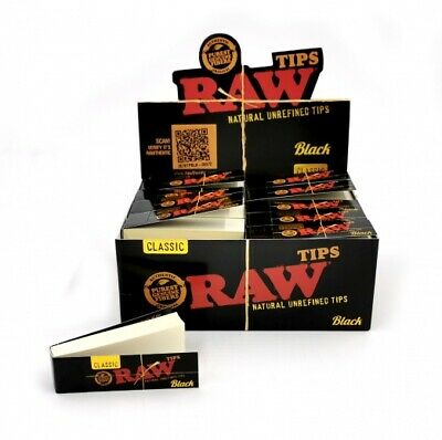 Raw Black Filter Tips Booklet - Raw